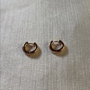 Mango Classic Faux Gold Earrings